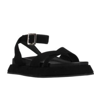 GIA/RHW Rosie 41 Sandal Black Suede (39)
